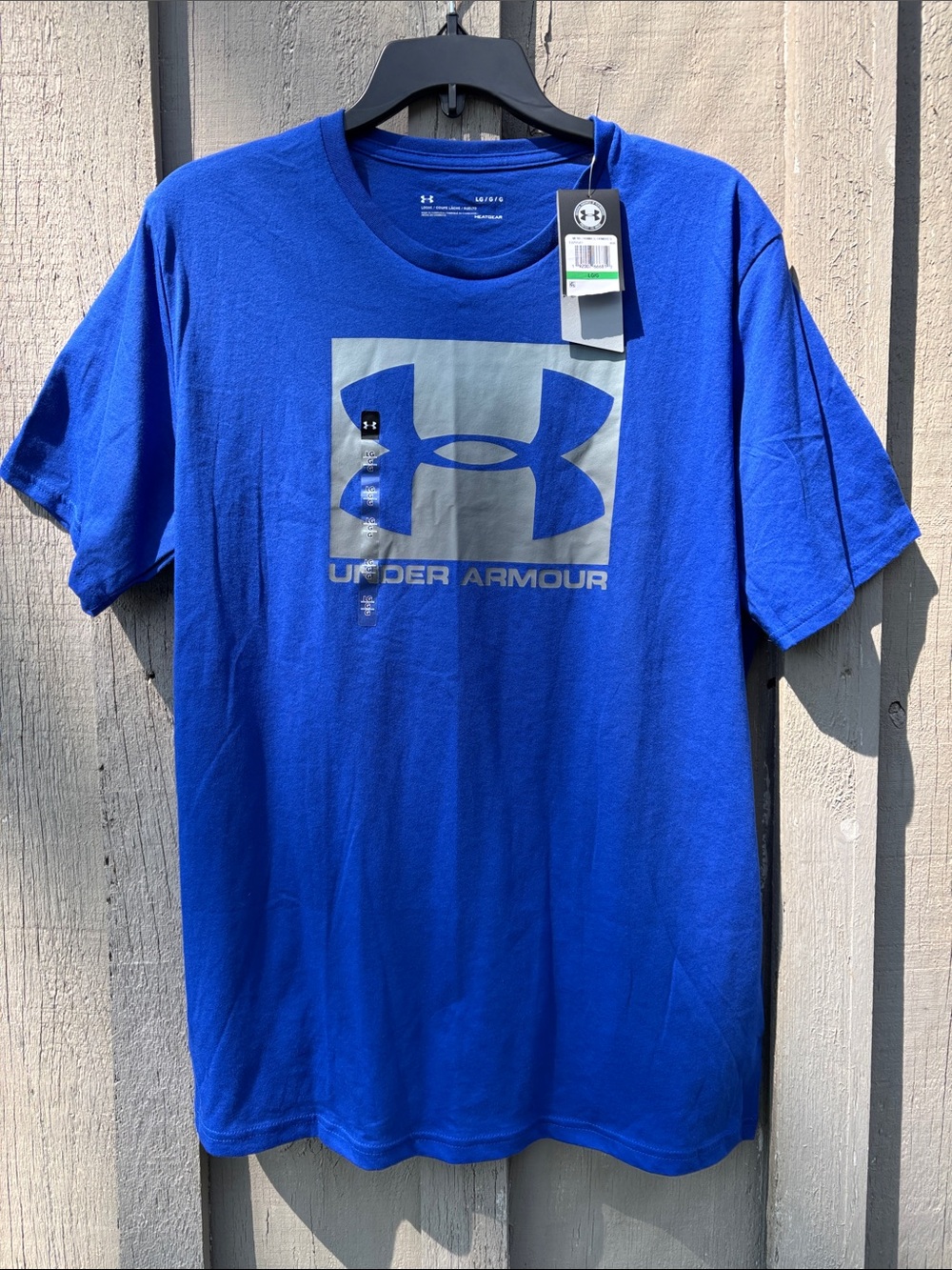 Under Armour Men's Royal Blue Graphic Logo Short Sleeve Tee